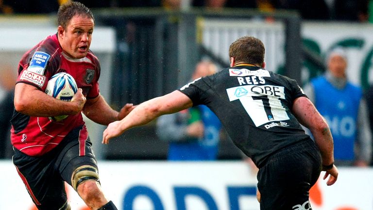 An openside flanker, Rees' career was on a steep trajectory for success but for injuries