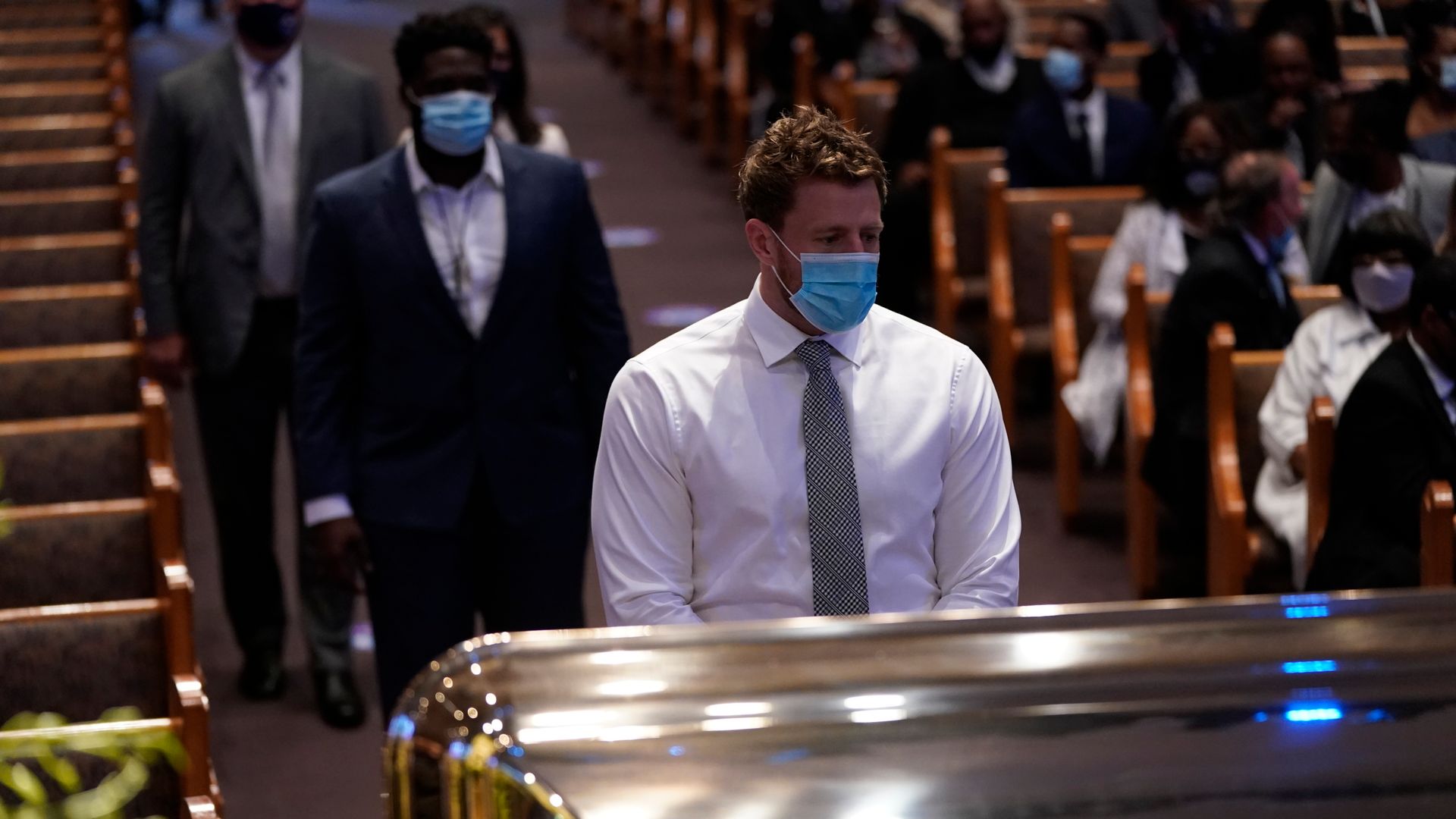 Texans players attend George Floyd funeral