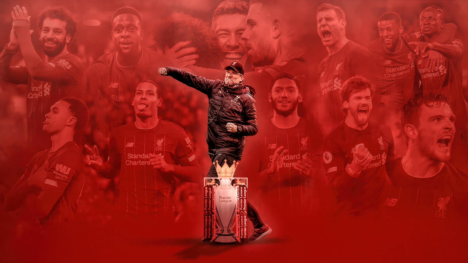 Liverpool win first Premier League title