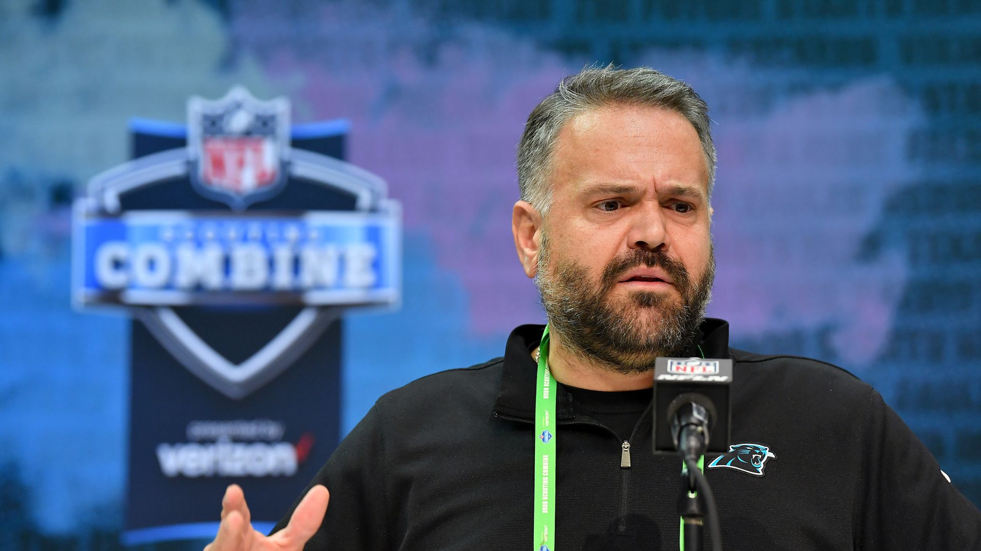 Panthers' Rhule would consider taking a knee