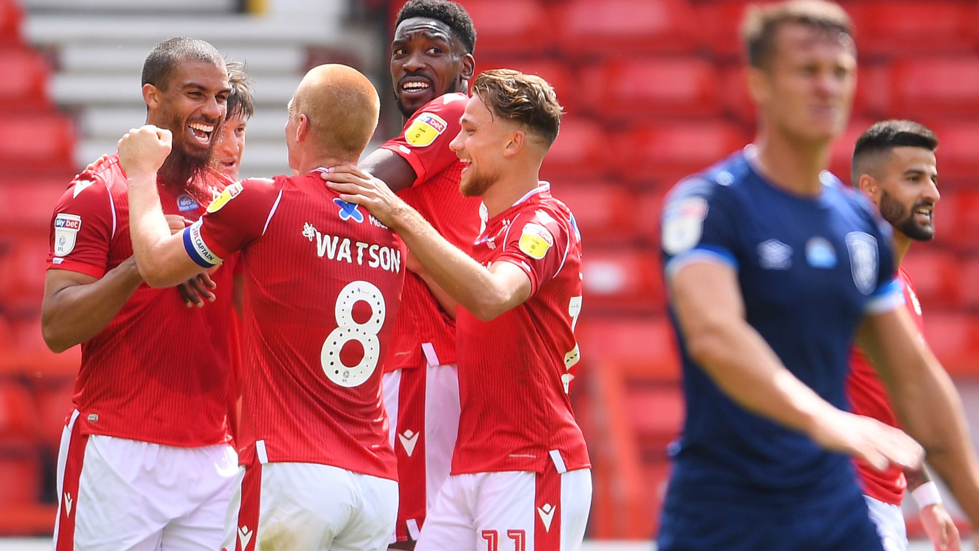 Grabban double fires Forest past Huddersfield