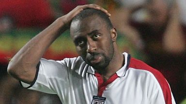 Image of Darius Vassell featured in all four games for England at Euro 2004