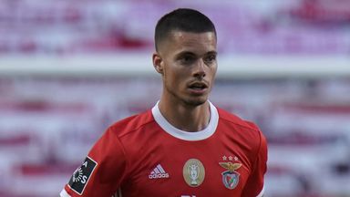 Image of Julian Weigl (pictured) and Andrija Zivkovic were hit with glass when the Benfica team bus was attacked with stones