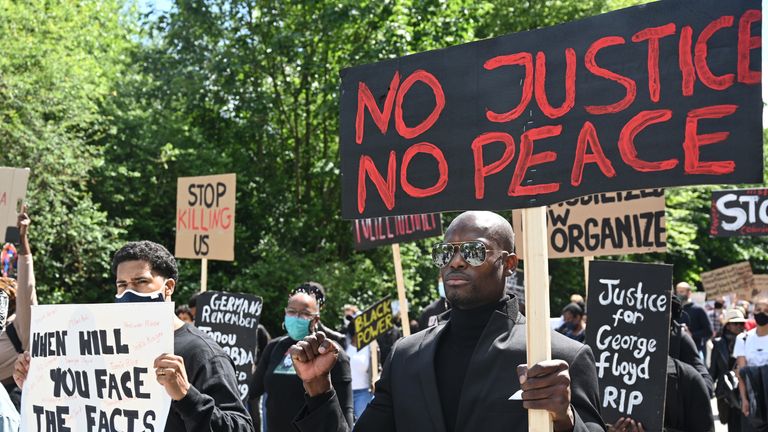 Protests over George Floyd's death have spread around the world