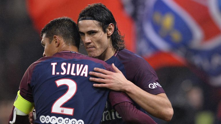 Edinson Cavani and Thiago Silva are both out of contract in the summer