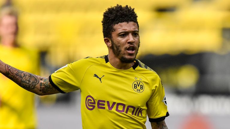 Jadon Sancho remains the top transfer priority for Manchester United