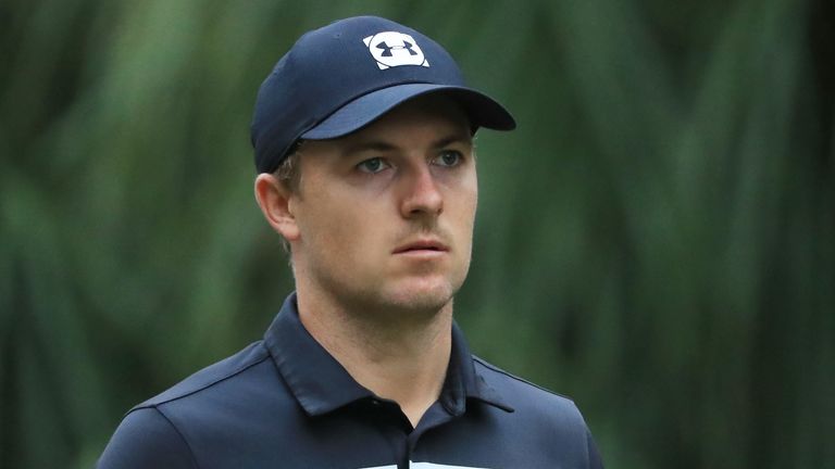 Spieth was four over early on and would go on to fire a 76