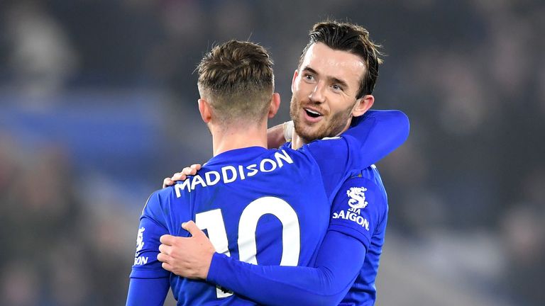 Ben Chilwell and James Maddison won't play again this season