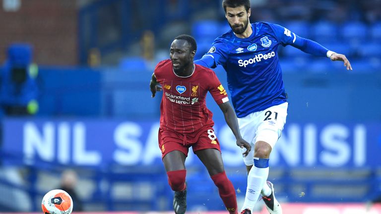 Naby Keita delivered one of the his best Premier League performances in Sunday's 0-0 draw at Everton