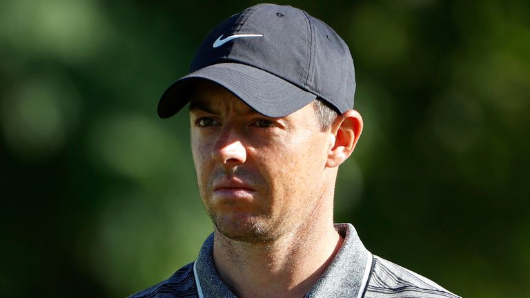 Rory McIlroy is in contention at the Charles Schwab Challenge