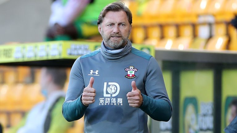 Southampton boss Ralph Hasenhuttl is wary of a strong response from Arsenal after they suffered back-to-back defeats
