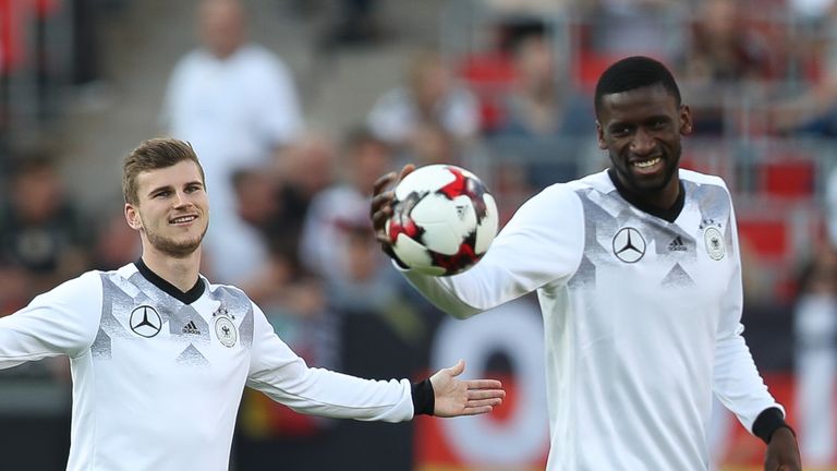 Timo Werner and Antonio Rudiger have played together for Stuttgart and the German national side