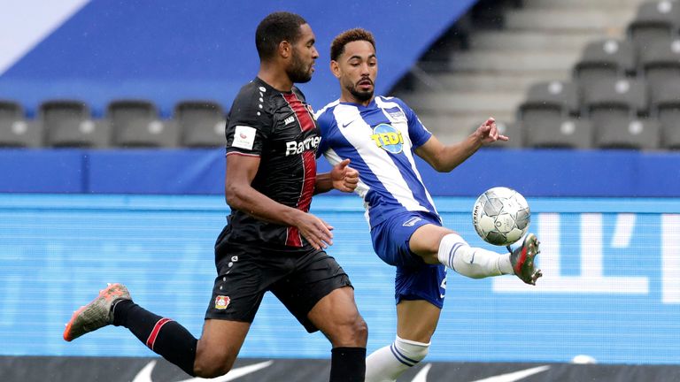 Matheus Cunha inspired Hertha Berlin to victory against Leverkusen