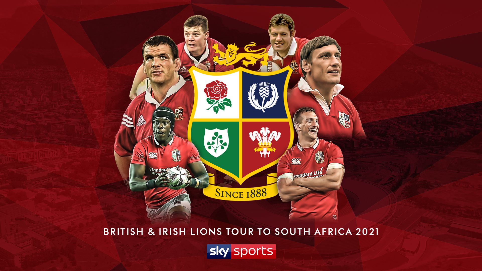 Lions' 2021 tour of South Africa exclusively live on Sky