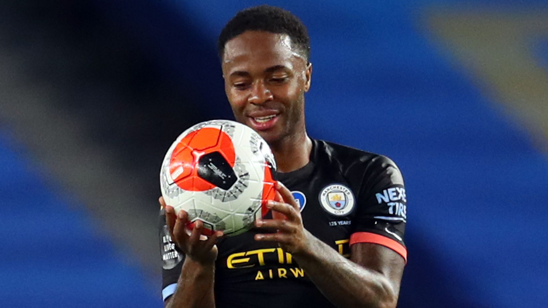 Sterling hat-trick as five-star City thrash Brighton