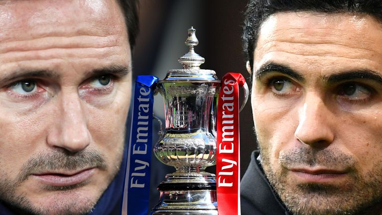 Frank Lampard and Mikel Arteta could both win their first trophies at their respective clubs