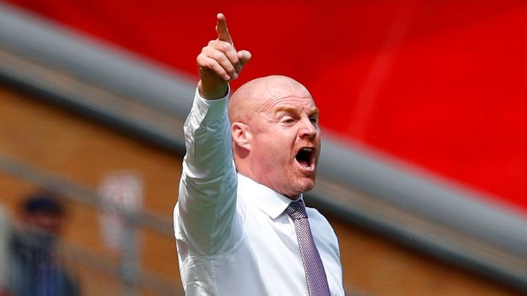 Burnley manager Sean Dyche says his club will always be punching above themselves