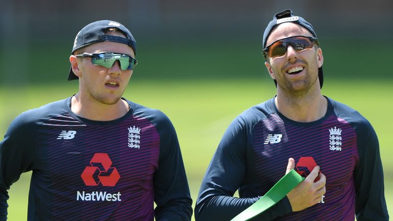 Bess (left) has moved ahead of fellow spinner Jack Leach in the England pecking order for the time being