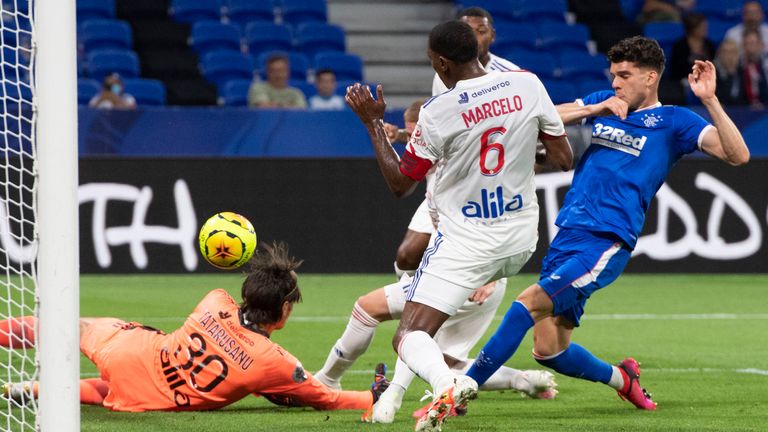 Ianis Hagi scores Rangers' second goal