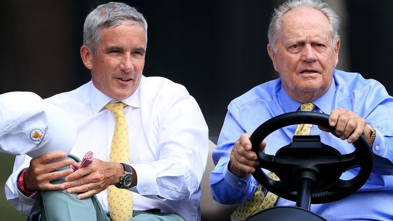 Nicklaus (right) hosts the event in Ohio