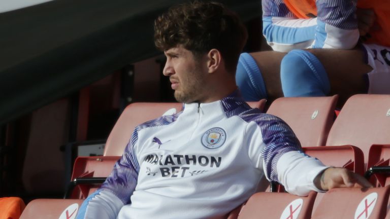 Stones has been an unused substitute in City's last three games
