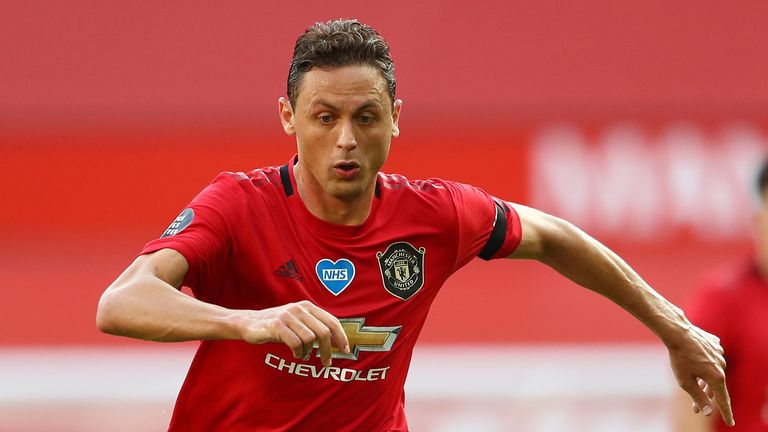 Nemanja Matic has started each of Manchester United's last three league games