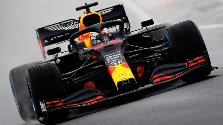 Watch as Max Verstappen climbs to third after starting seventh and suffering a pre-race crash.