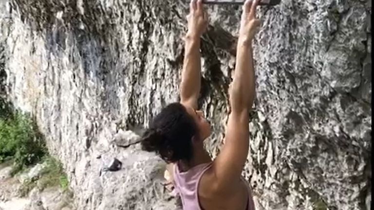 Climber Molly Thompson-Smith gives an insight to lockdown training and hitting the walls again