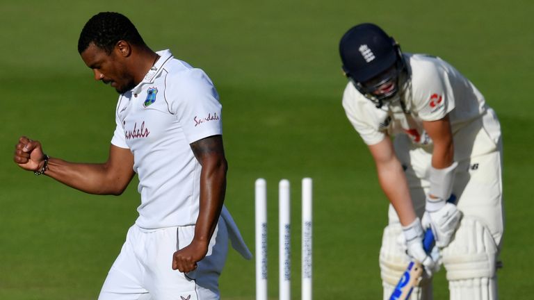 Shannon Gabriel bowled superbly as the tourists took 5-30 late on day four