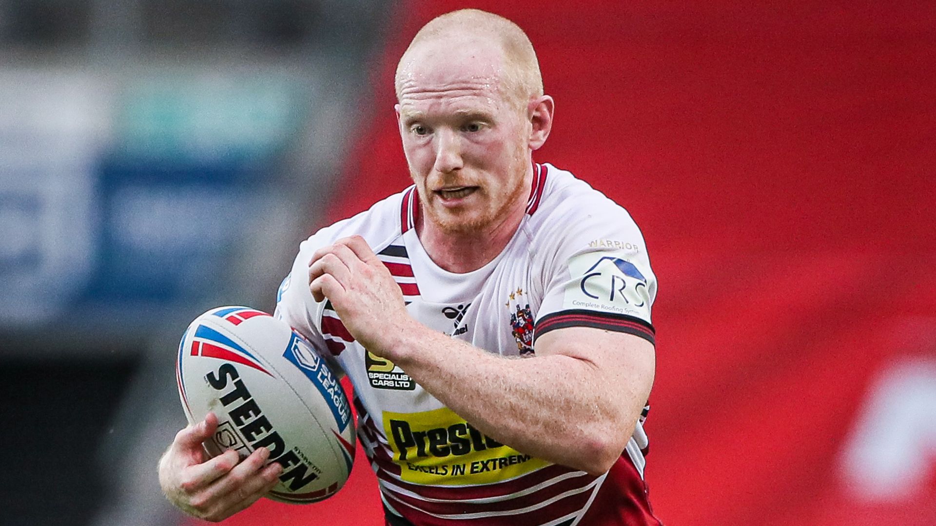 Farrell walking in a Wigan wonderland