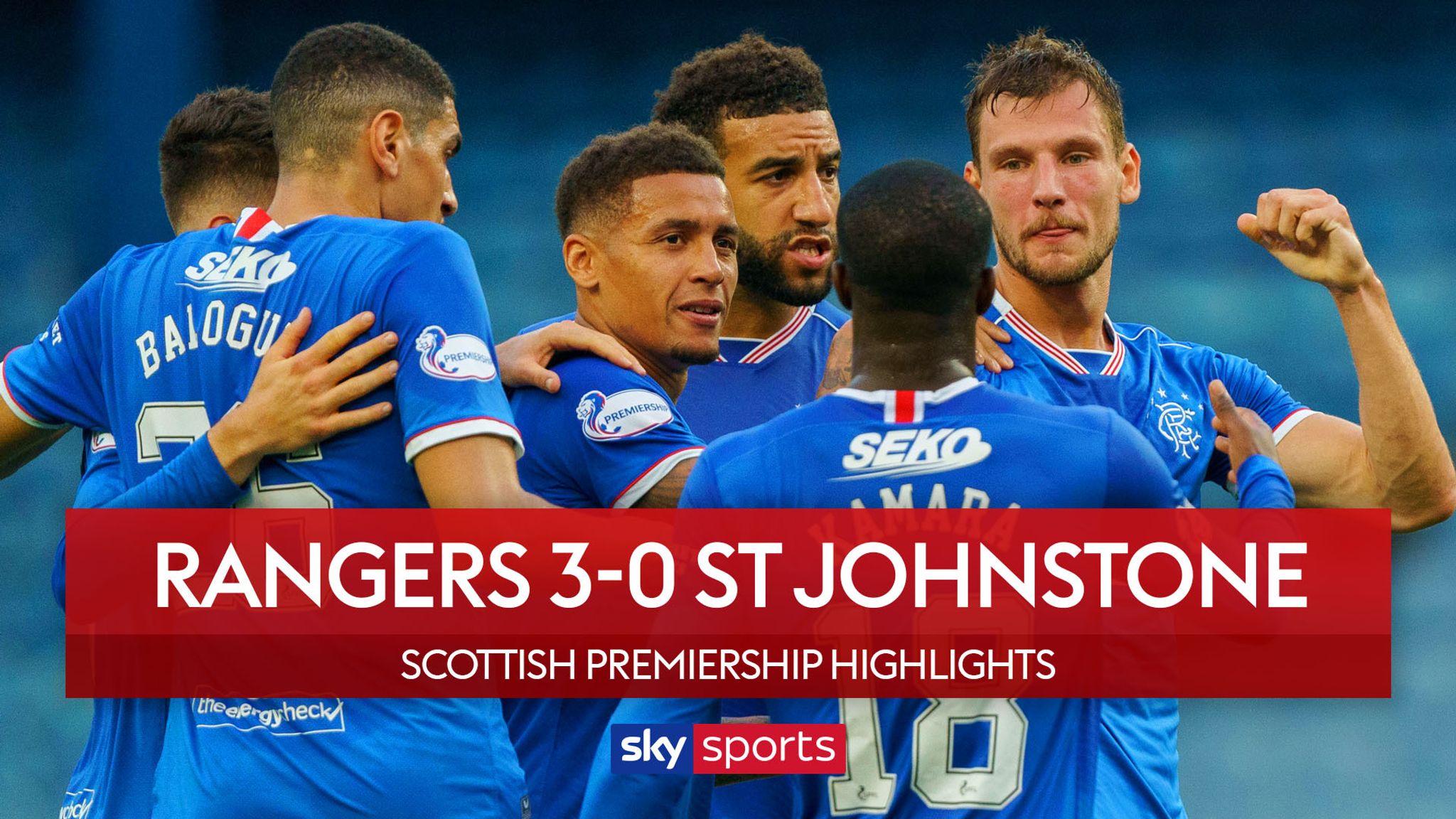 Rangers 3 0 St Johnstone Video Watch Tv Show Sky Sports