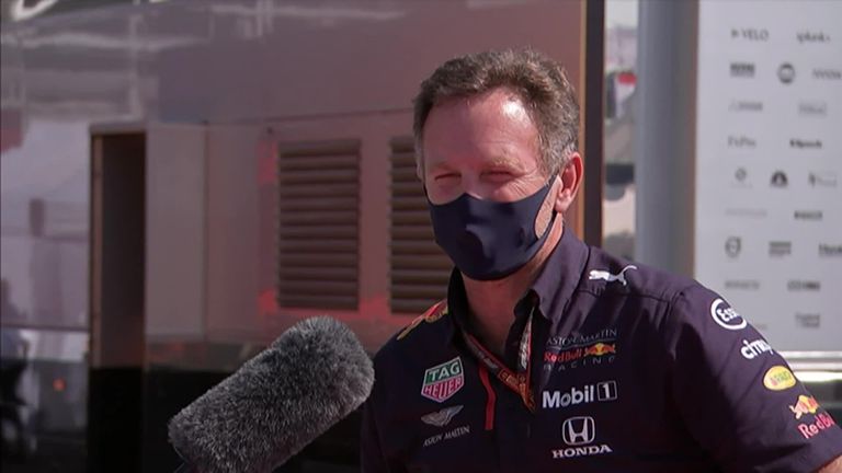 Christian Horner thinks Red Bull are looking competitive following Practice Two in Barcelona. 