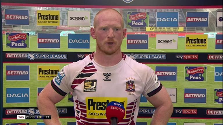 Liam Farrell paid tribute to Rhinos legend Burrow after the game