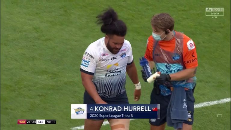 Konrad Hurrell's second try against Huddersfield forced golden point extra-time