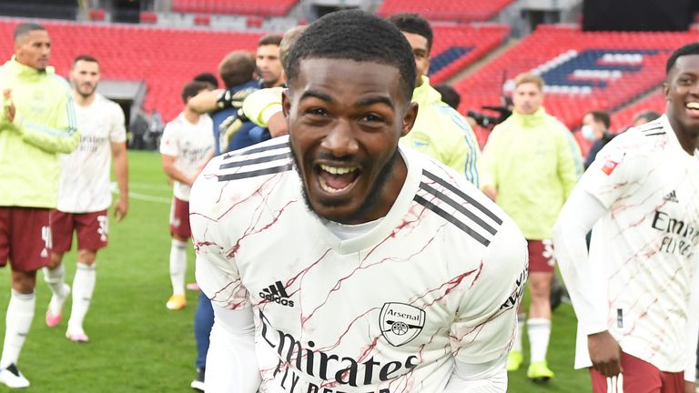 Maitland-Niles was a Wembley winner with Arsenal in the Community Shield on Saturday