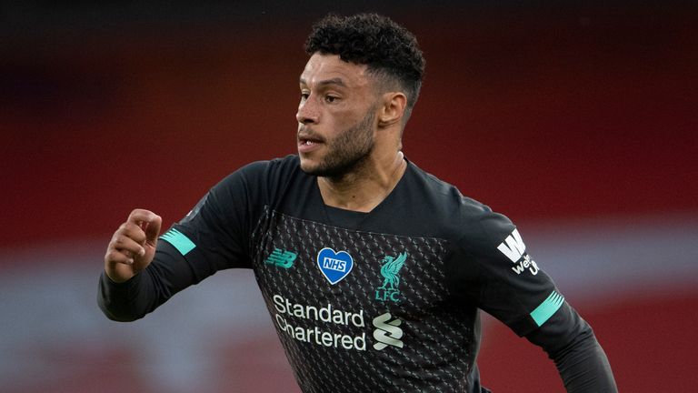 Alex Oxlade-Chamberlain suffered a knock to his knee at Liverpool's training camp in Austria