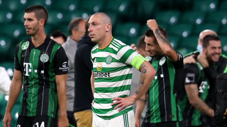 Celtic were eliminated from the Champions League classification by Ferencvaros