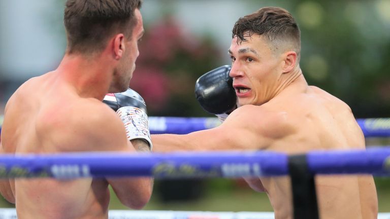 Chris Billam-Smith stopped Nathan Thorley in the second round at 'Fight Camp'