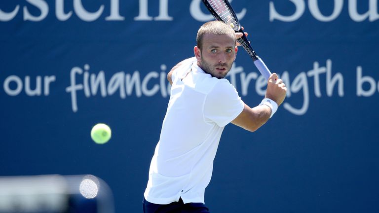 Dan Evans overcame his first-round match in straight sets