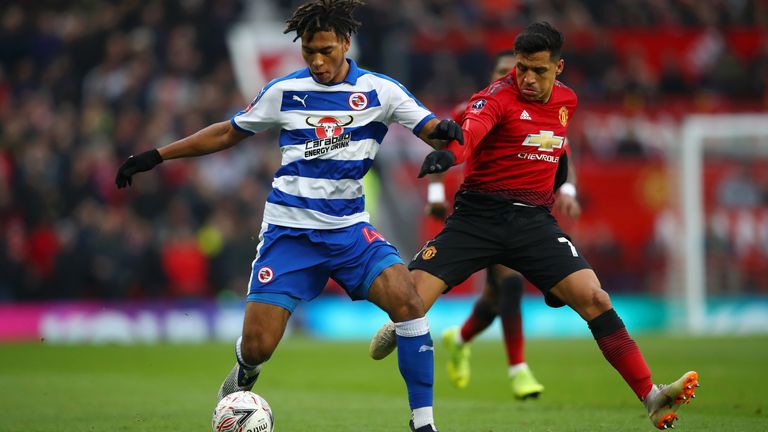 Loader took on Alexis Sanchez and Manchester United with Reading in the FA Cup at Old Trafford in January 2019