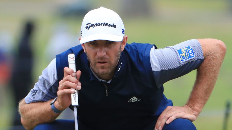 Dustin Johnson had to settle for joint runner-up with Casey