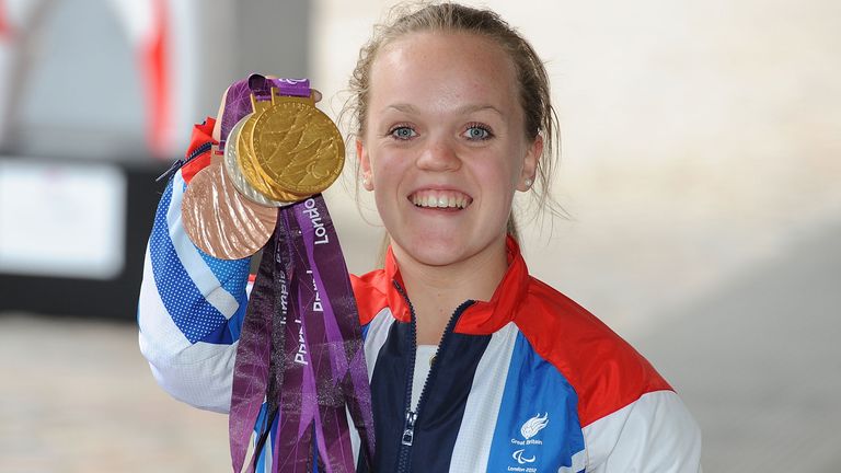 British swimming legend Ellie Simmonds reflects on the 2012 Paralympics in London