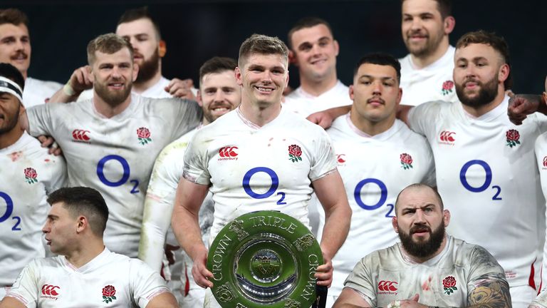 England secured the Triple Crown before the coronavirus pandemic forced the Six Nations to be suspended