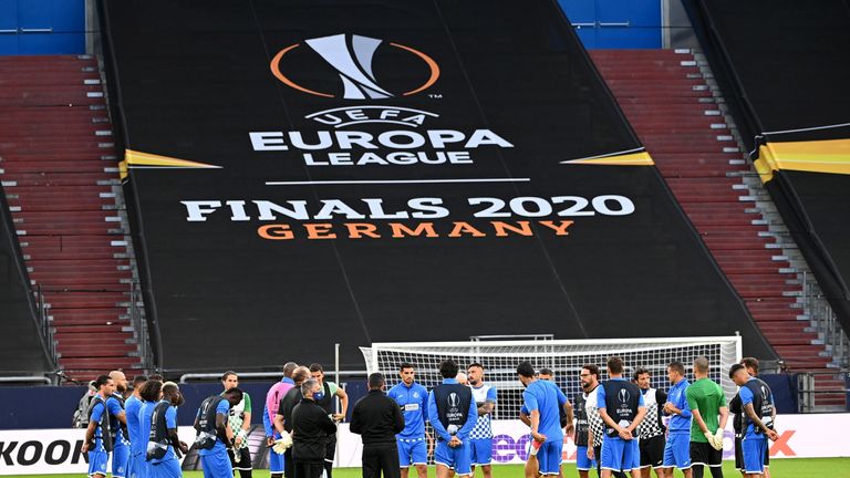 Europa League matches will be played across four venues in Germany this month