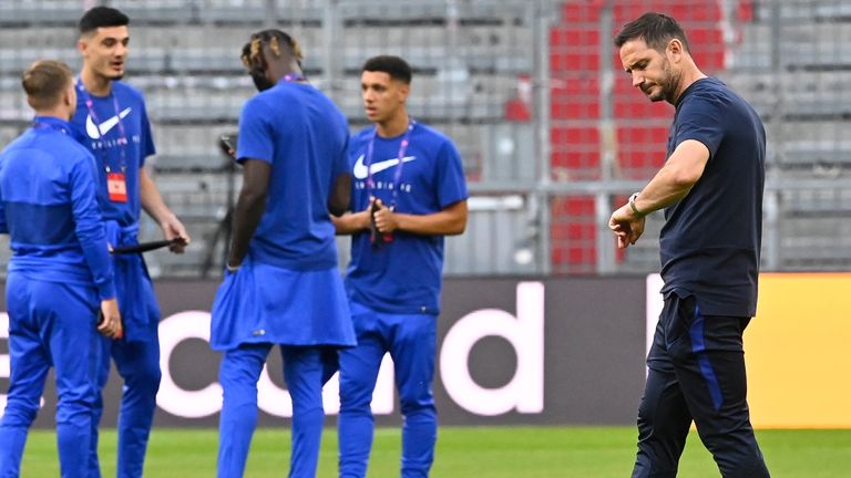 Lampard had 14 academy graduates in his squad and five Englishmen in the starting XI