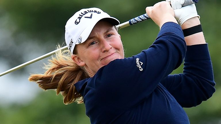 Ladies Scottish Open: Nicole Broch Larsen leads after two-hour fog ...