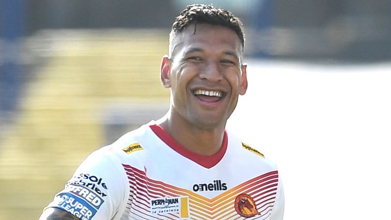 Israel Folau is set to return for Catalans on Saturday