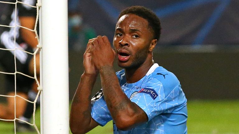 Raheem Sterling missed an open goal late in the game
