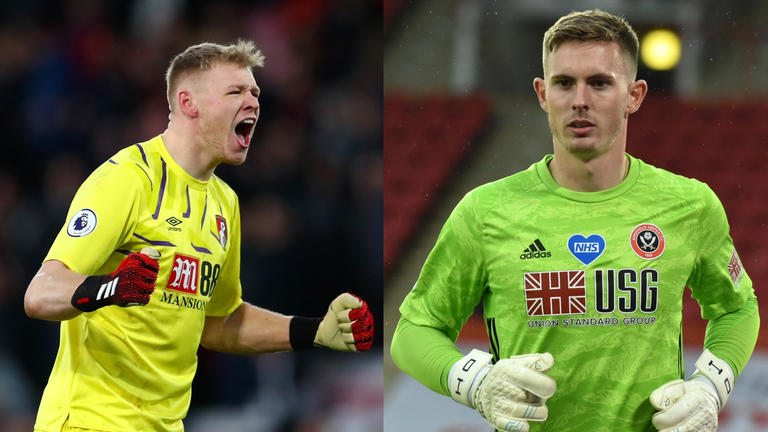 Aaron Ramsdale (left) has signed for Sheffield United, with Dean Henderson (right) having announced his departure from the Blades
