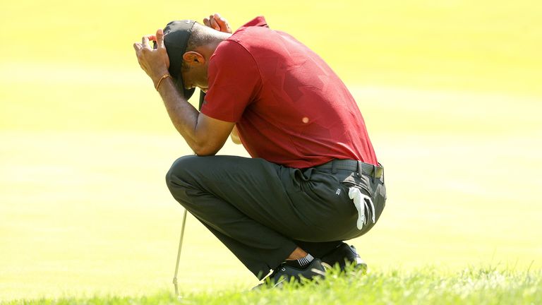 Woods finished six under par at the Northern Trust